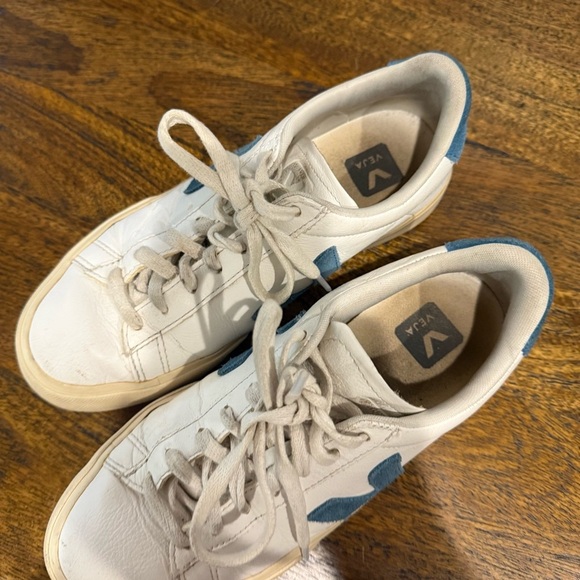 VEJA CAMPO LEATHER WHITE CALIFORNIA SNEAKERS - Picture 11 of 12